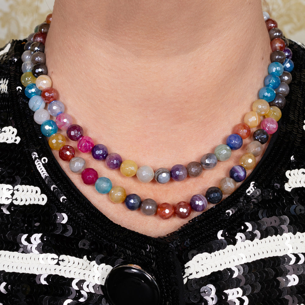 Light Parade Jumbo Multicolor Agate Choker