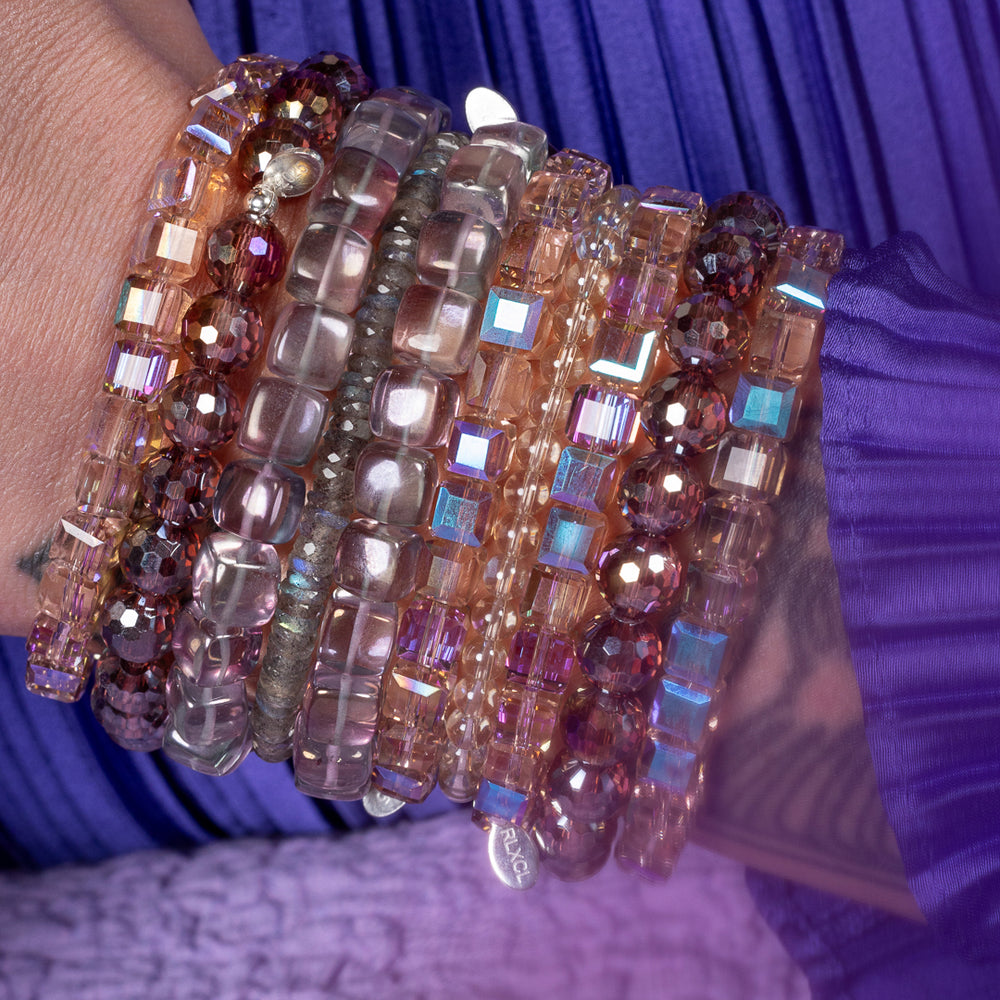Blissful Blur Sheer Crystal Bracelet