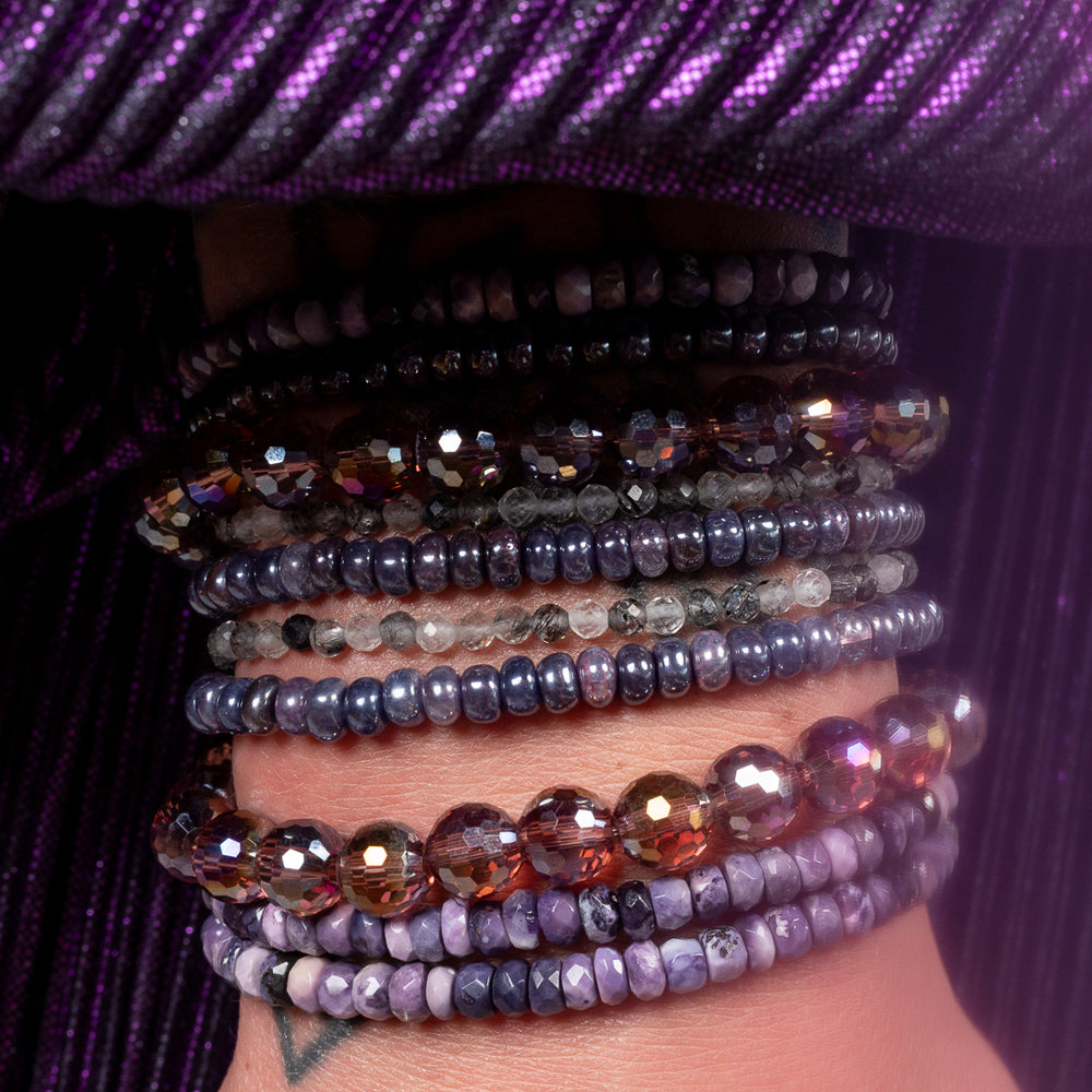 Twilight Flash Peacock Moonstone Bracelet