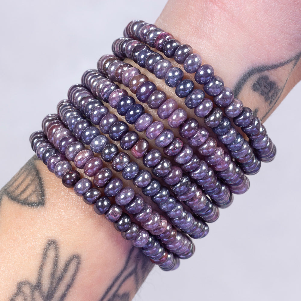 Twilight Flash Peacock Moonstone Bracelet