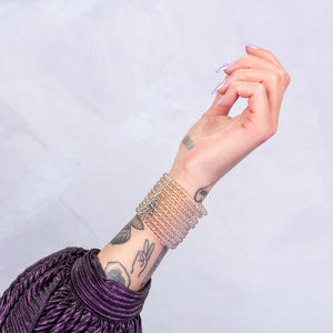 Blissful Blur Sheer Crystal Bracelet
