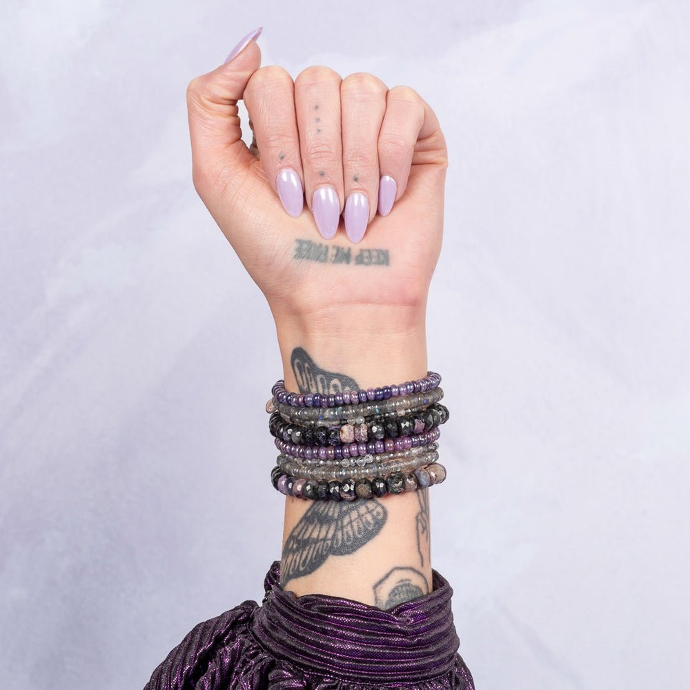 Twilight Flash Peacock Moonstone Bracelet