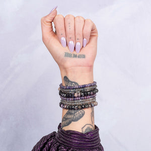 Twilight Flash Peacock Moonstone Bracelet