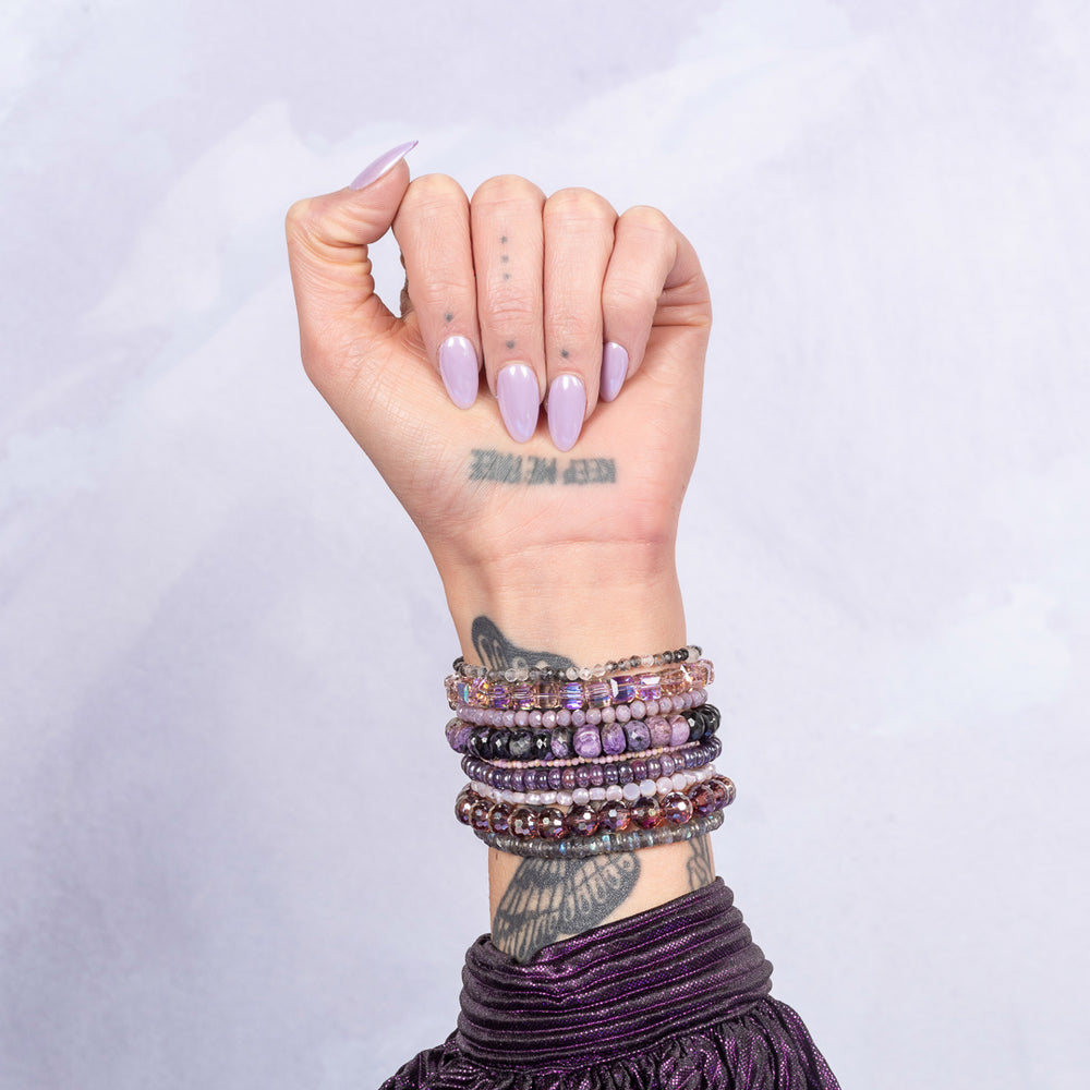 Ethereal Gleam Black Rutilated Quartz Bracelet