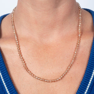 Afternoon Tea Cubic Zirconia 20" Triple Wrap