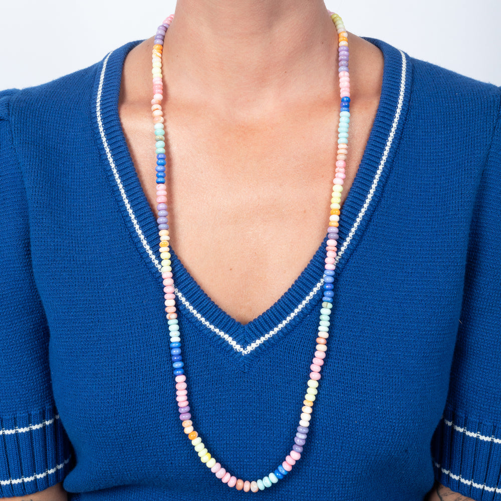 Hyde Your Screen Opal Double Wrap 33.00" Necklace