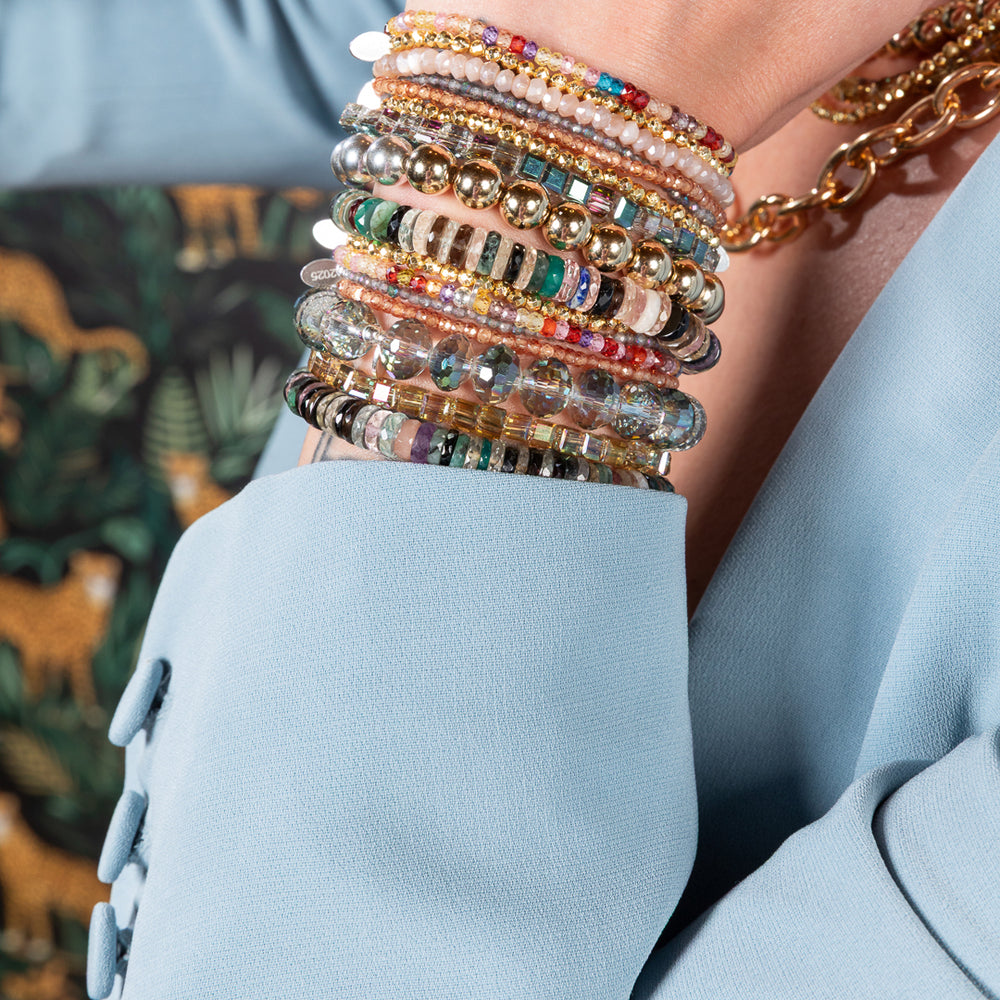 Peach Paradox Moonstone Bracelet