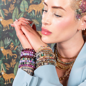 Peach Paradox Moonstone Bracelet
