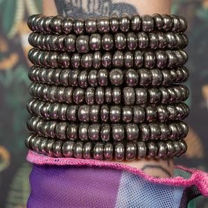 Mercury Muse Jumbo Golden Pyrite Bracelet