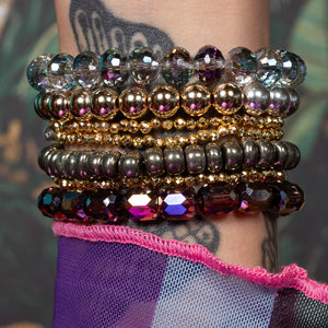 Mercury Muse Jumbo Golden Pyrite Bracelet
