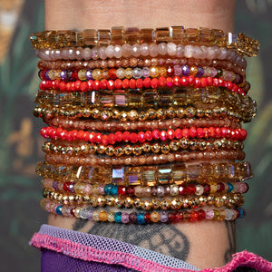 Cherry Flash Red Quartz Bracelet