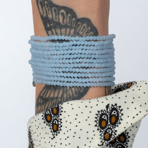 California Dreaming Matte Blue Itsy Crystal Bracelet