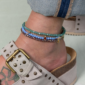 Calypso Adjustable Cubic Zirconia Anklet
