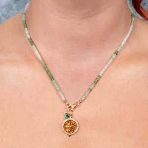 Cool As A Cucumber Opal Fixed 18" Necklace