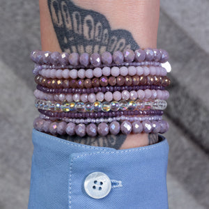Spur of the Moment Itsy Ombre Cubic Zirconia 3pc Bracelet Stack