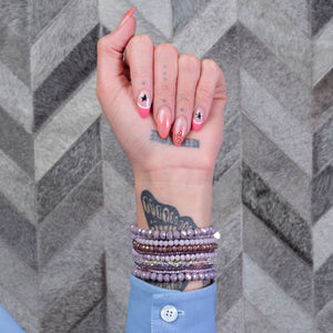 Spur of the Moment Itsy Ombre Cubic Zirconia 3pc Bracelet Stack
