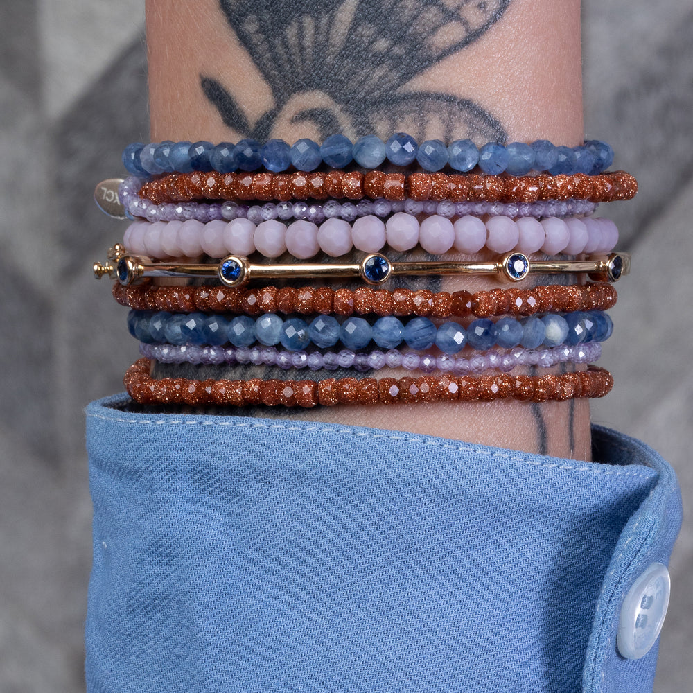 Forget Me Not Blue Sapphire Bangle