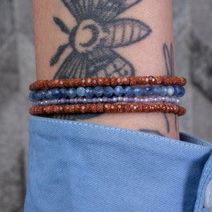 Spur of the Moment Itsy Ombre Cubic Zirconia 3pc Bracelet Stack
