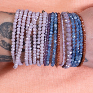 Spur of the Moment Itsy Ombre Cubic Zirconia 3pc Bracelet Stack