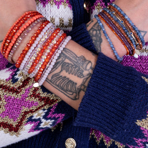 Straw Hat Itsy Crystal Bracelet