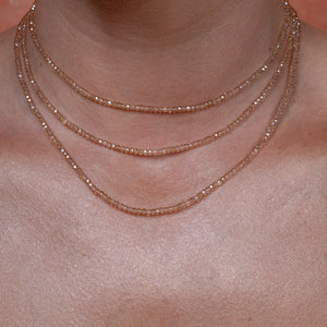 Gleaming Horizon Quartz Choker