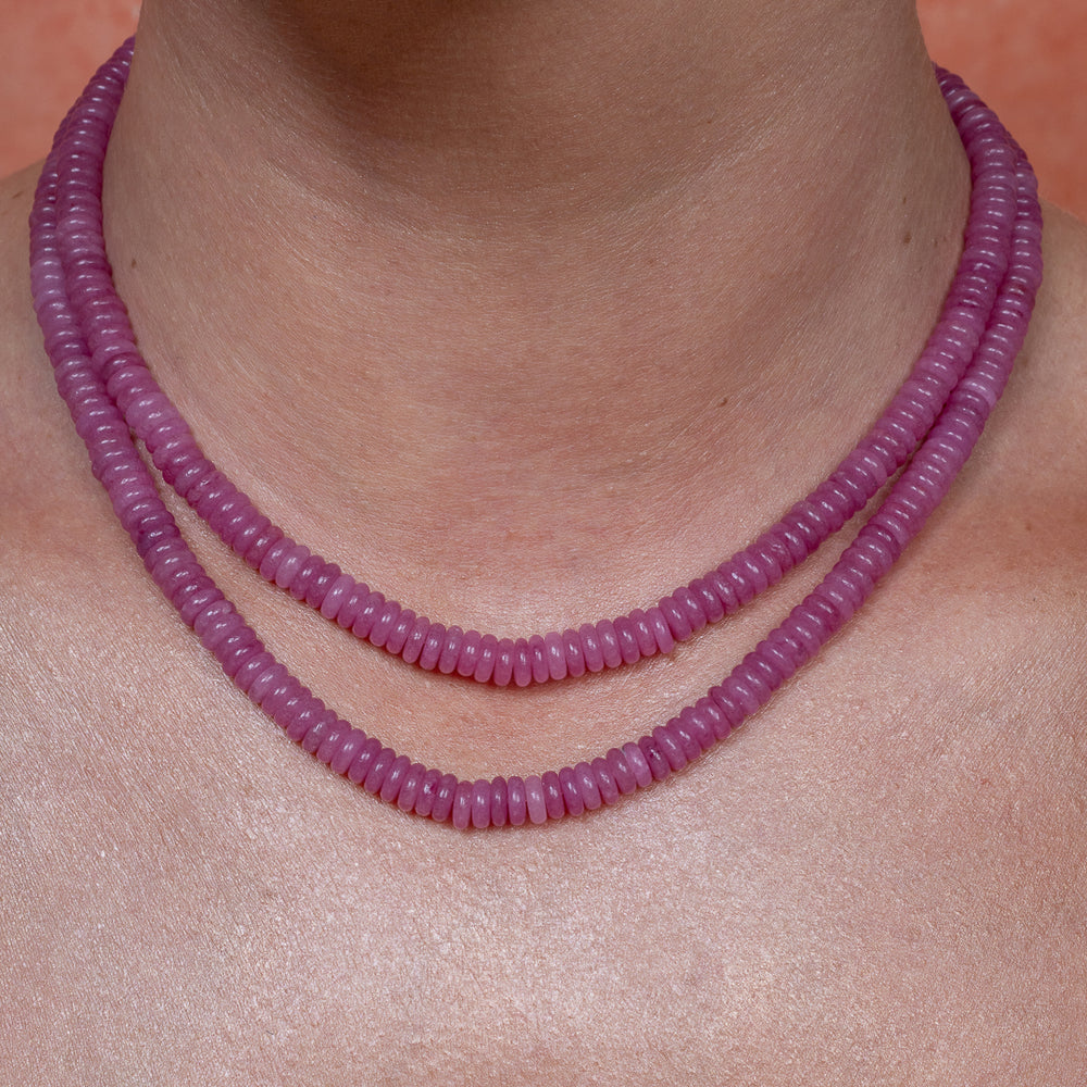 Opulent Oleander Jumbo Chalcedony Choker