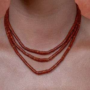 Saffron Sunset Goldstone Choker