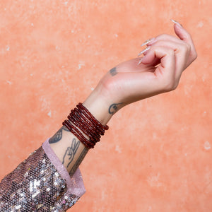 Been There, Dune That Garnet Bracelet