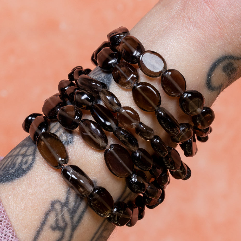 Jet Set Jumbo Smokey Quartz Bracelet