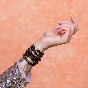 Jet Set Jumbo Smokey Quartz Bracelet
