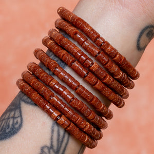 Saffron Sunset Goldstone Bracelet