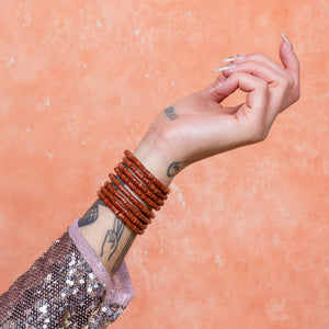 Saffron Sunset Goldstone Bracelet