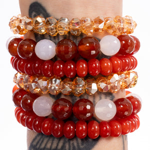 Per My Last Jumbo Orange Crystal Bracelet – Rachel Lynn x Corri Lynn