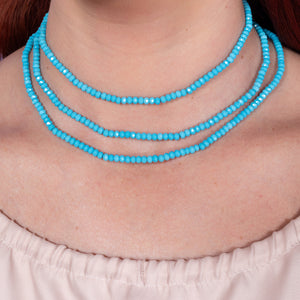 Aqua Pop Turquoise Gemstone Choker
