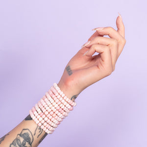 Roller Rink Pink Opal Gemstone Bracelet
