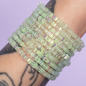 Truth Green Square Crystal Bracelet