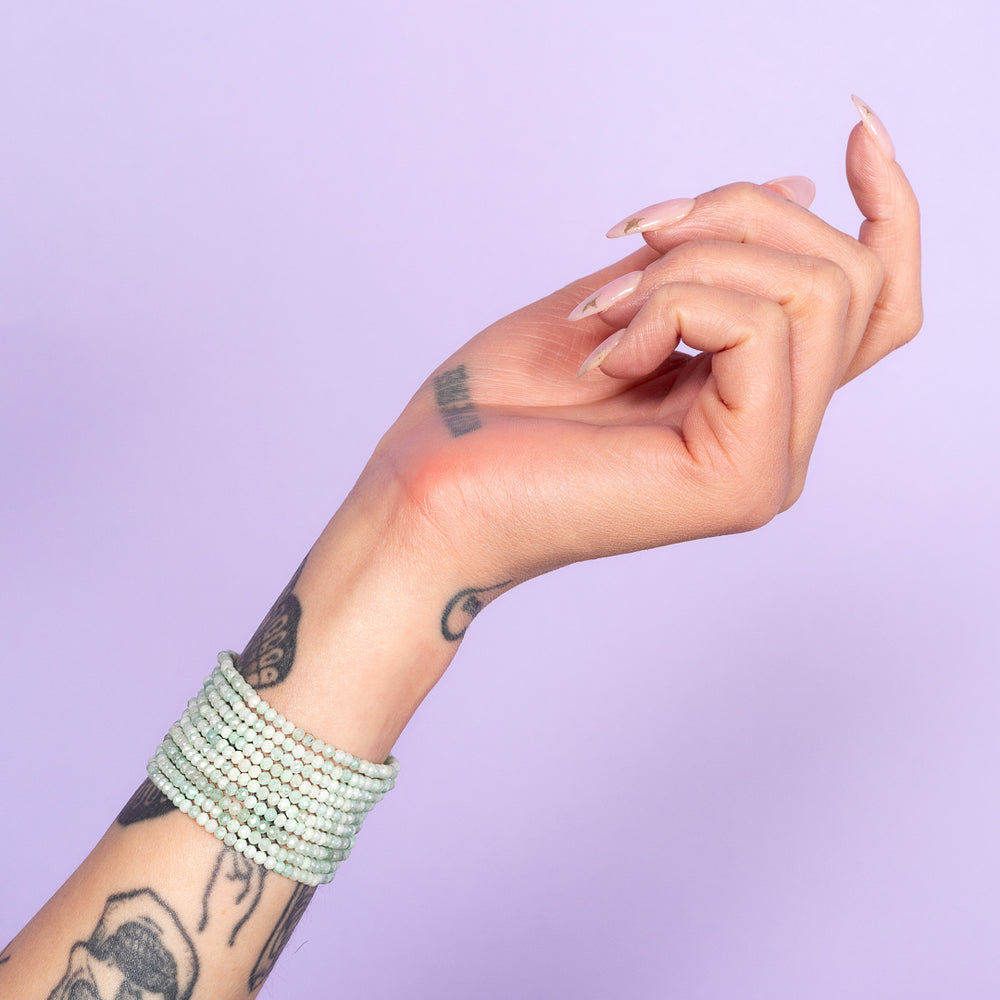 Sassy Green Opal Gemstone Bracelet