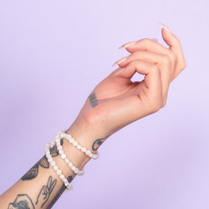 Chill Time Beige Crystal 20" Triple Wrap