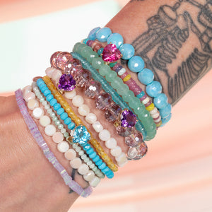 Aqua Pop Turquoise Gemstone Bracelet