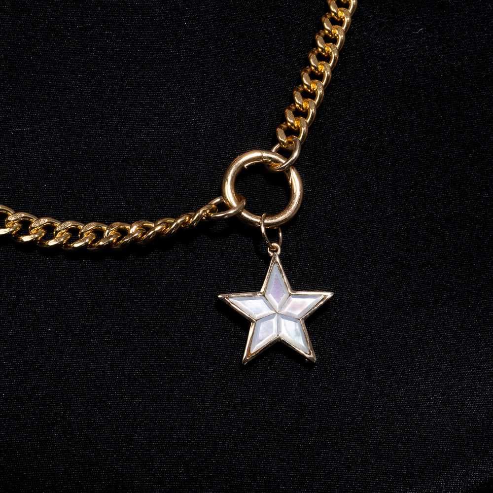 Rising Star 14K Yellow Gold and Gemstone Star Charm