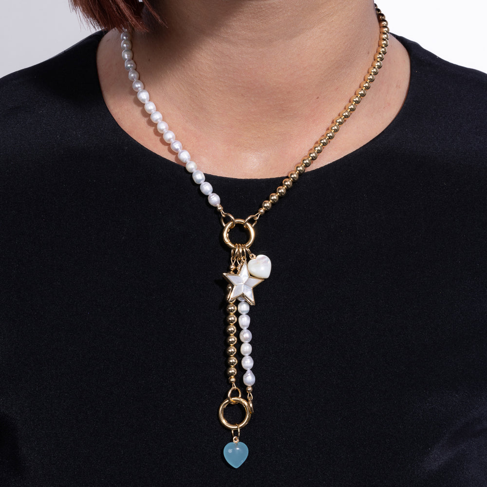Rising Star 14K Yellow Gold and Gemstone Star Charm