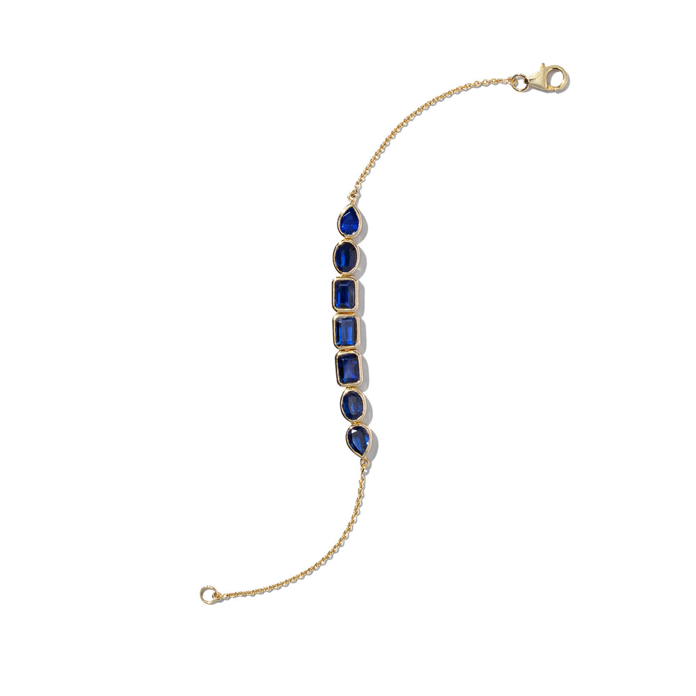 Forever Collection 14K Yellow Gold and Gemstone Tennis Bracelets