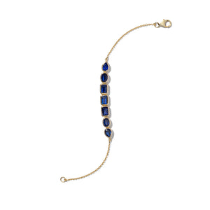 Forever Collection 14K Yellow Gold and Gemstone Tennis Bracelets