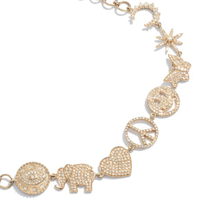 Forever Collection 14K Yellow Gold and Gemstone Tennis Bracelets