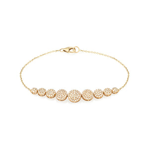 Forever Collection 14K Yellow Gold and Gemstone Tennis Bracelets
