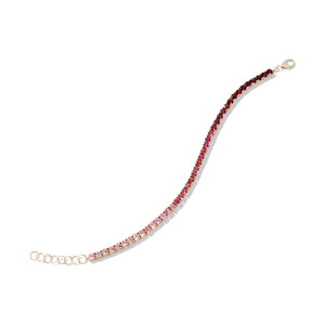 Forever Collection 14K Yellow Gold and Gemstone Tennis Bracelets
