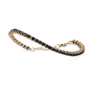 Forever Collection 14K Yellow Gold and Gemstone Tennis Bracelets