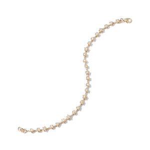 Forever Collection 14K Yellow Gold and Gemstone Tennis Bracelets