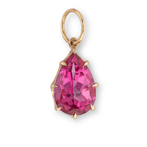 Glam 14K Yellow Gold and Gemstone Heirloom Charm