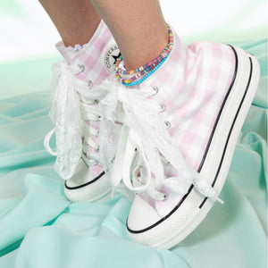 Aqua Pop Turquoise Gemstone Anklet